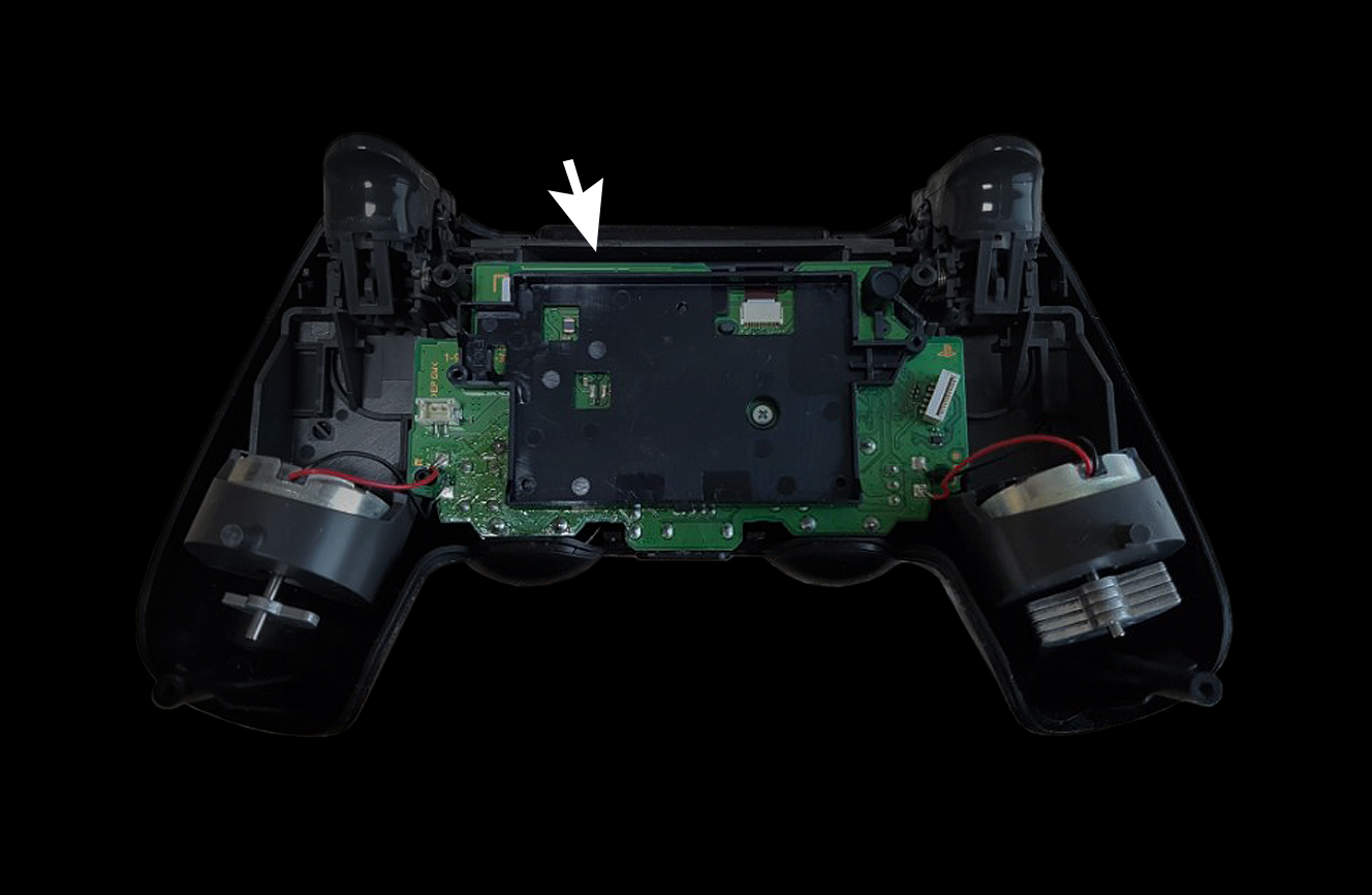 ps4 controller inside interior