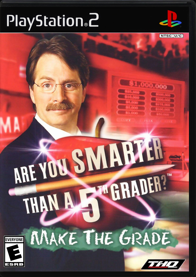 

Are You Smarter Than a 5th Grader? Make the Grade PS2 Case

