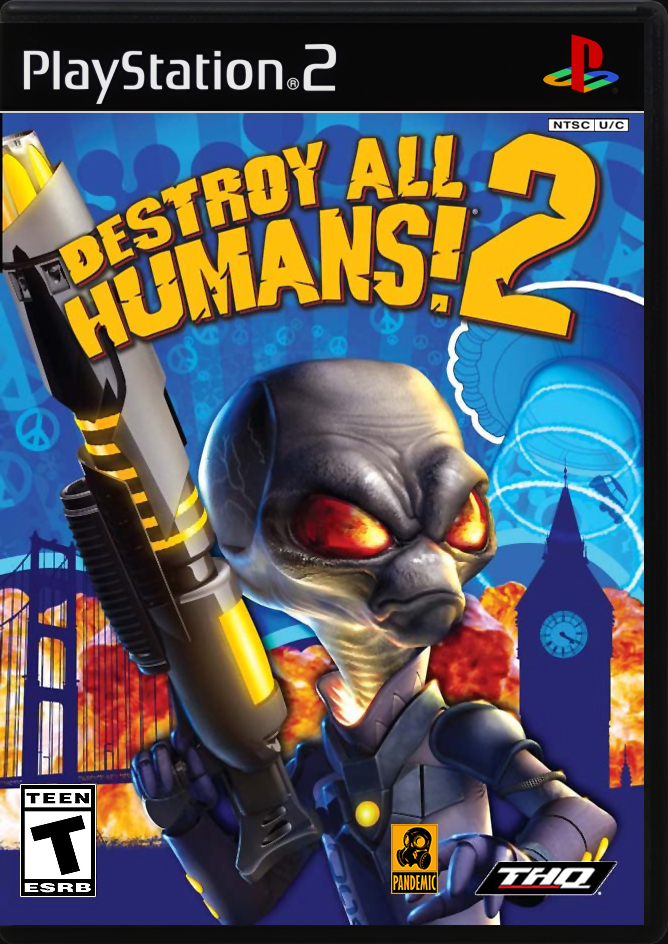 

Destroy All Humans! 2 PS2 Case

