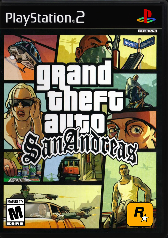 

Grand Theft Auto San Andreas PS2 Case

