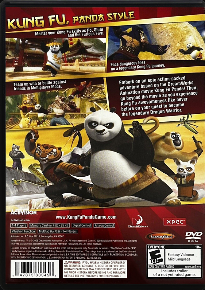 Kung Fu Panda back side cover case