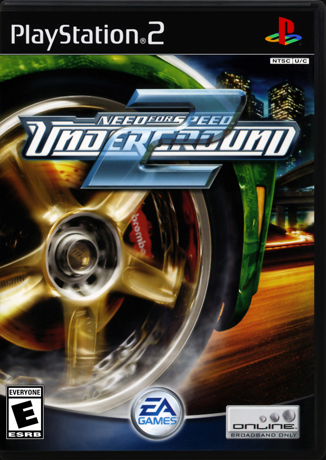 

Need for Speed Underground 2 PS2 Case

