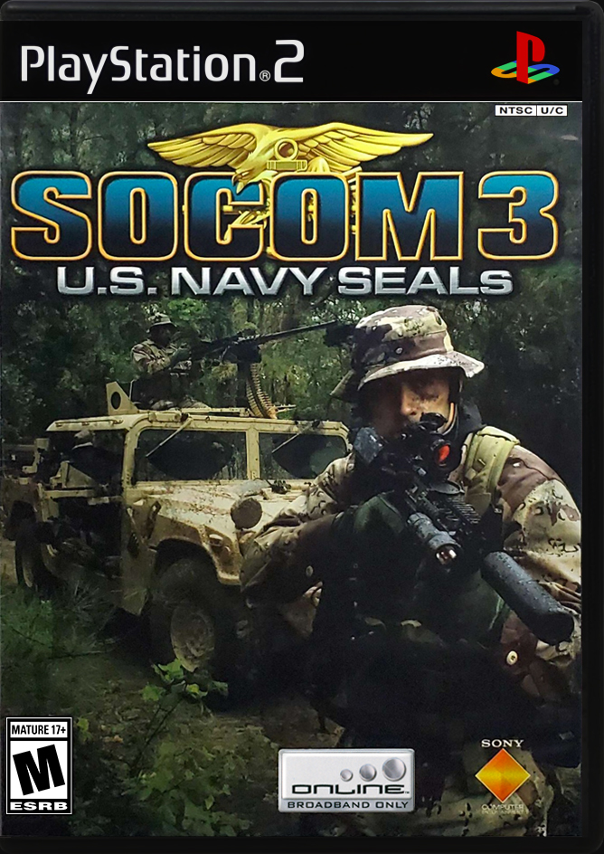 

SOCOM 3 U.S. Navy SEALs PS2 Case

