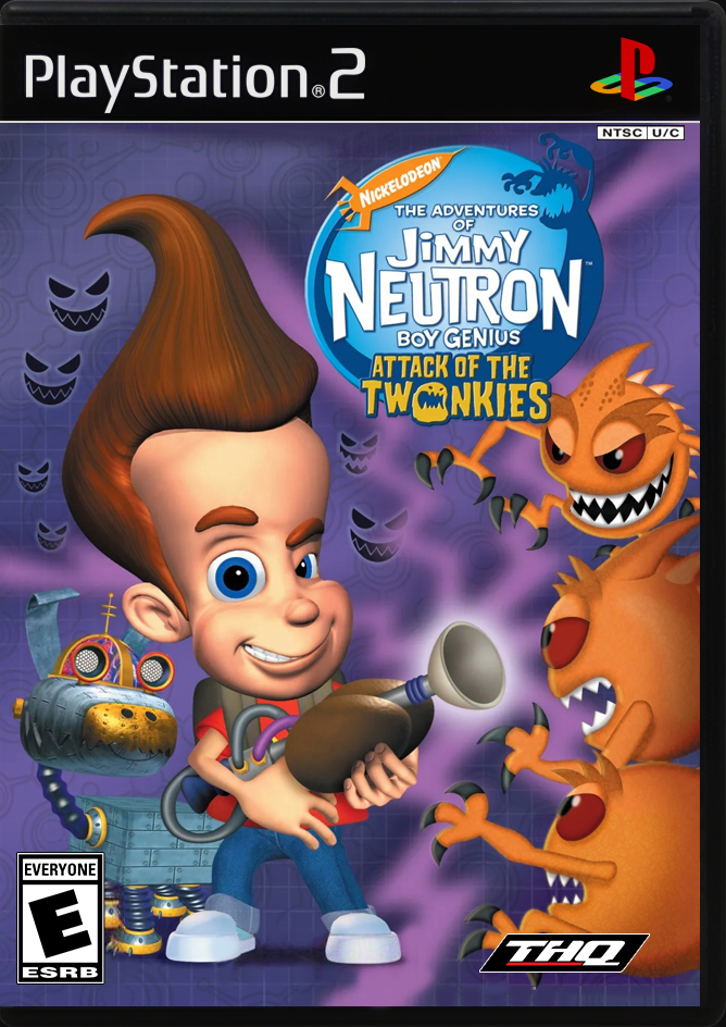 

Jimmy Neutron Boy Genius Attack of the Twonkies PS2 Case

