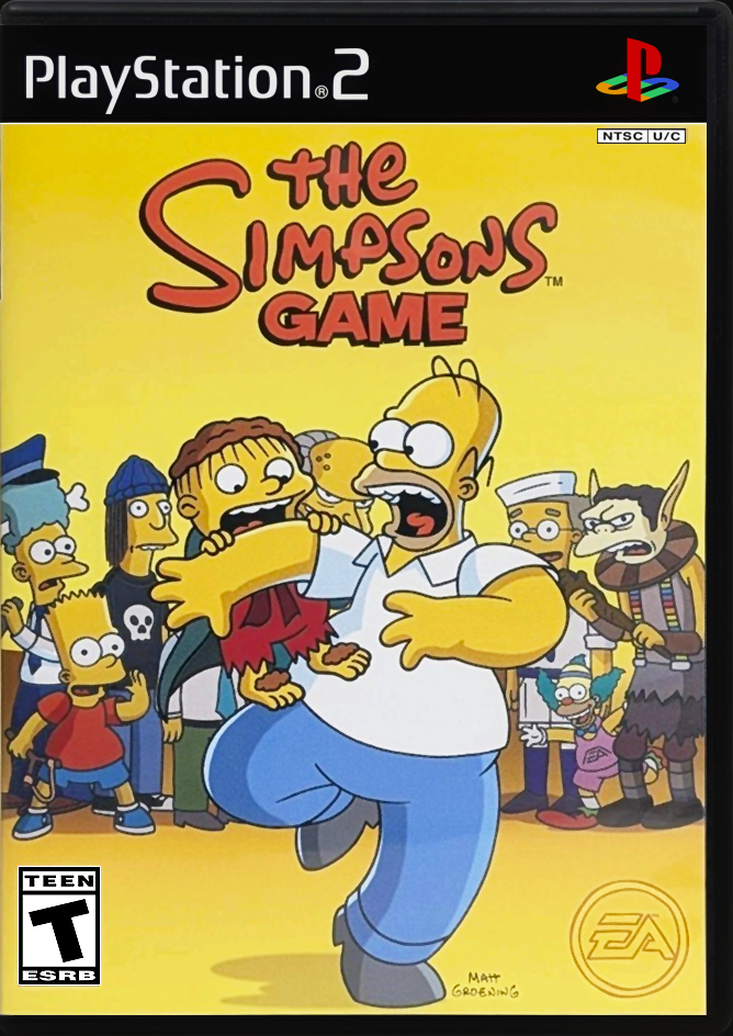 

The Simpsons Game PS2 Case

