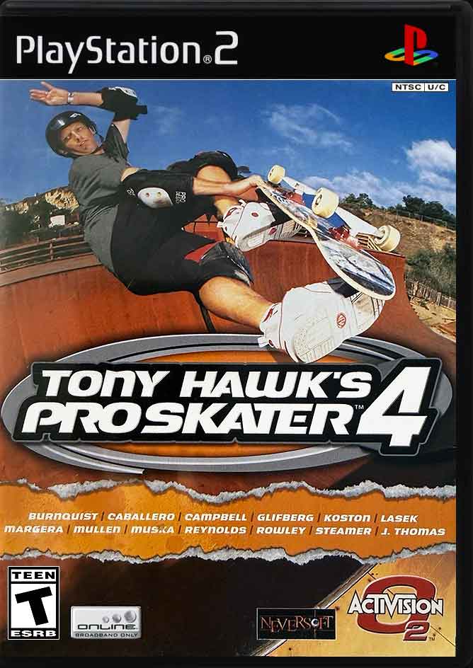 

Tony Hawks Pro Skater 4 PS2 Case


