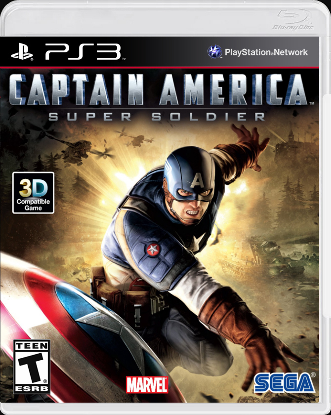 

Captain America Super Soldier PS3 Case

