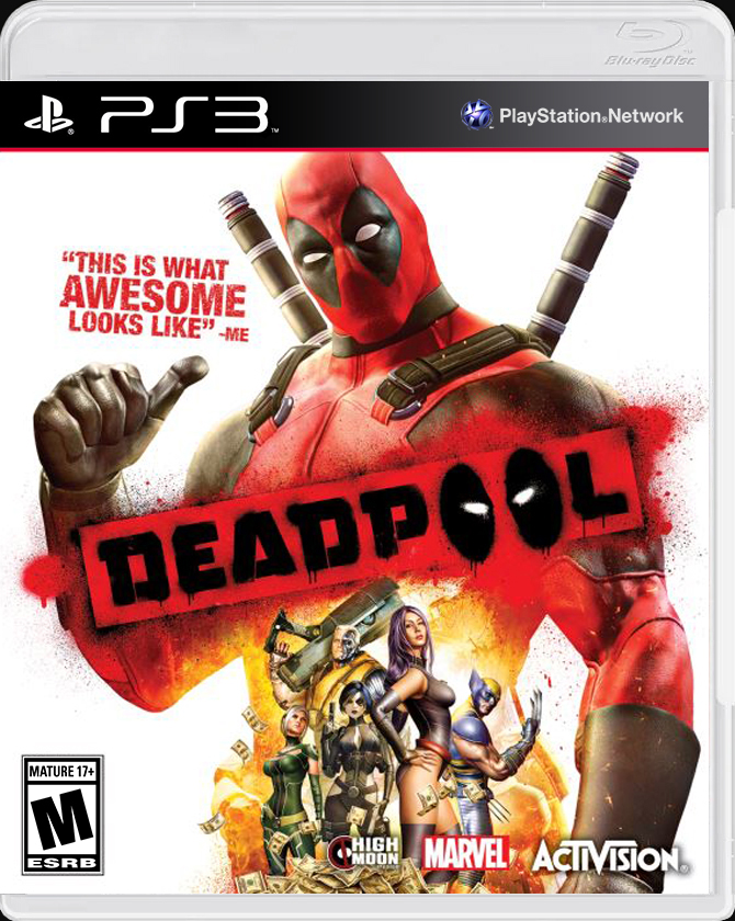 

Deadpool Video Game PS3 Case

