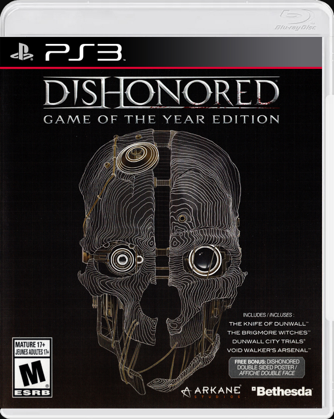 

Dishonored Game Of The Year Edition PS3 Case

