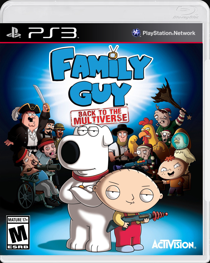 

Family Guy Back to the Multiverse PS3 Case

