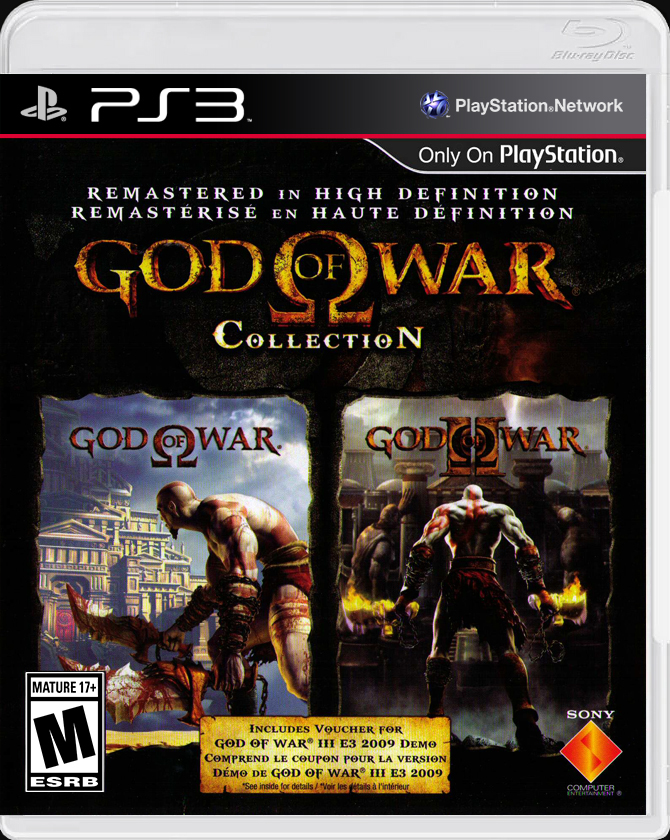 

God of War Collection PS3 Case

