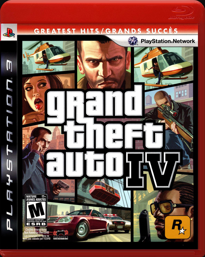 

Grand Theft Auto IV PS3 Case

