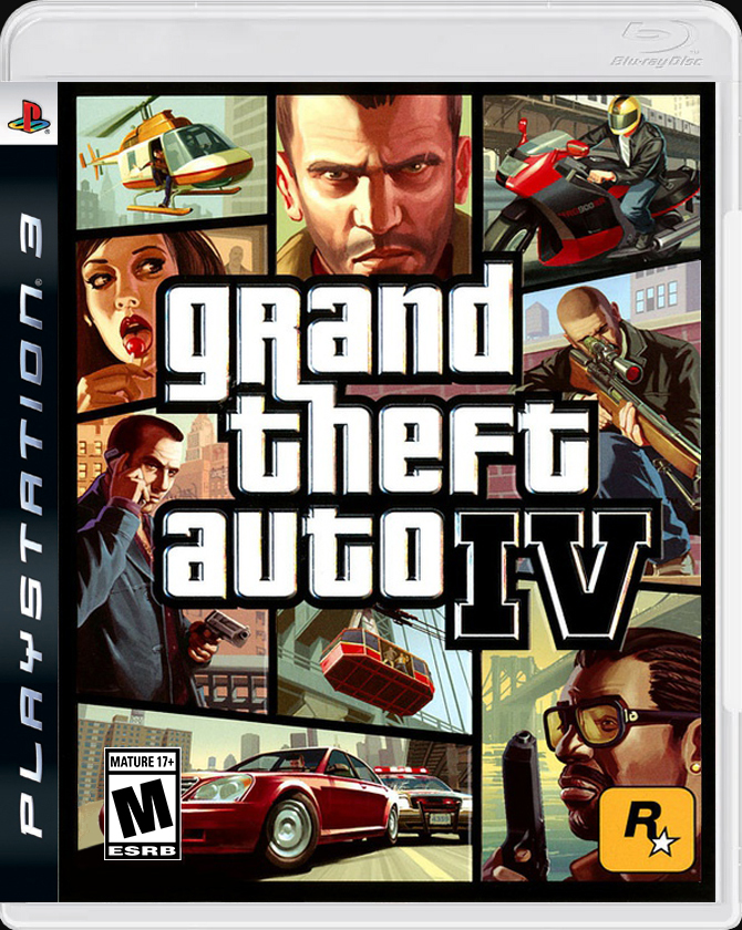 

Grand Theft Auto IV PS3 Case

