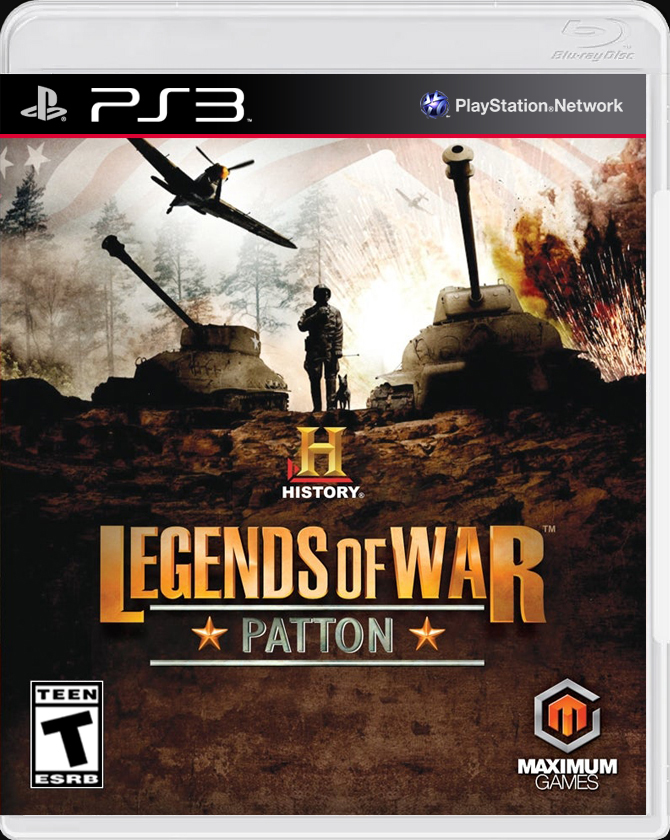 

History Legends of War Patton PS3 Case

