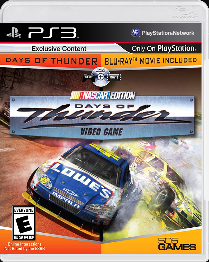 

Days of Thunder NASCAR Edition  PS3 Case

