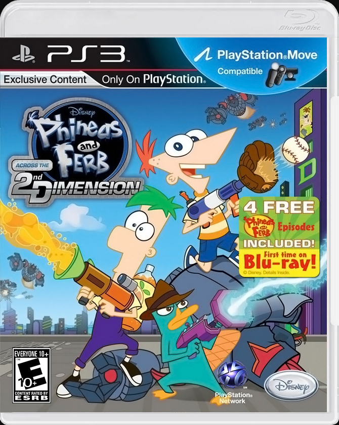 

Phineas and Ferb Across the 2nd Dimension PS3 Case

