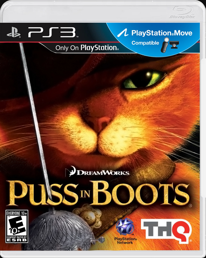 

Puss in Boots Video Game PS3 Case

