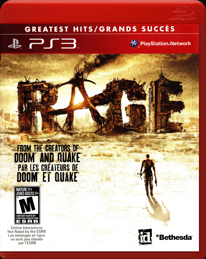 

Rage Greatest Hits PS3 Case


