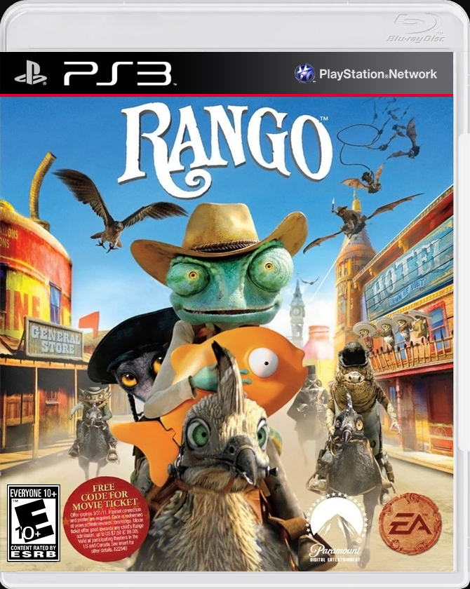 

Rango Video Game PS3 Case

