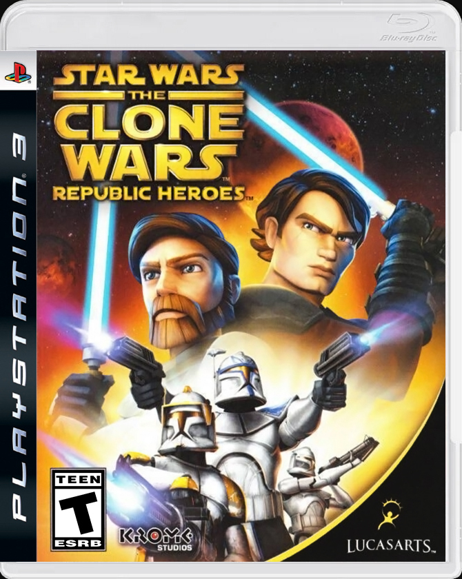 

Star Wars The Clone Wars Republic Heroes PS3 Case

