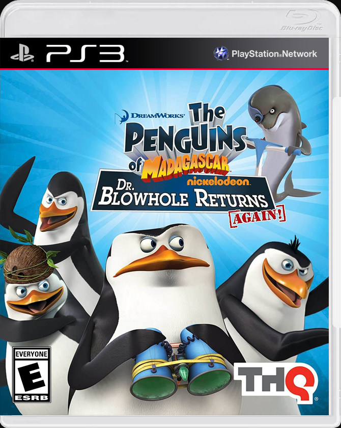 

The Penguins of Madagascar Dr Blowhole Returns Again PS3 Case

