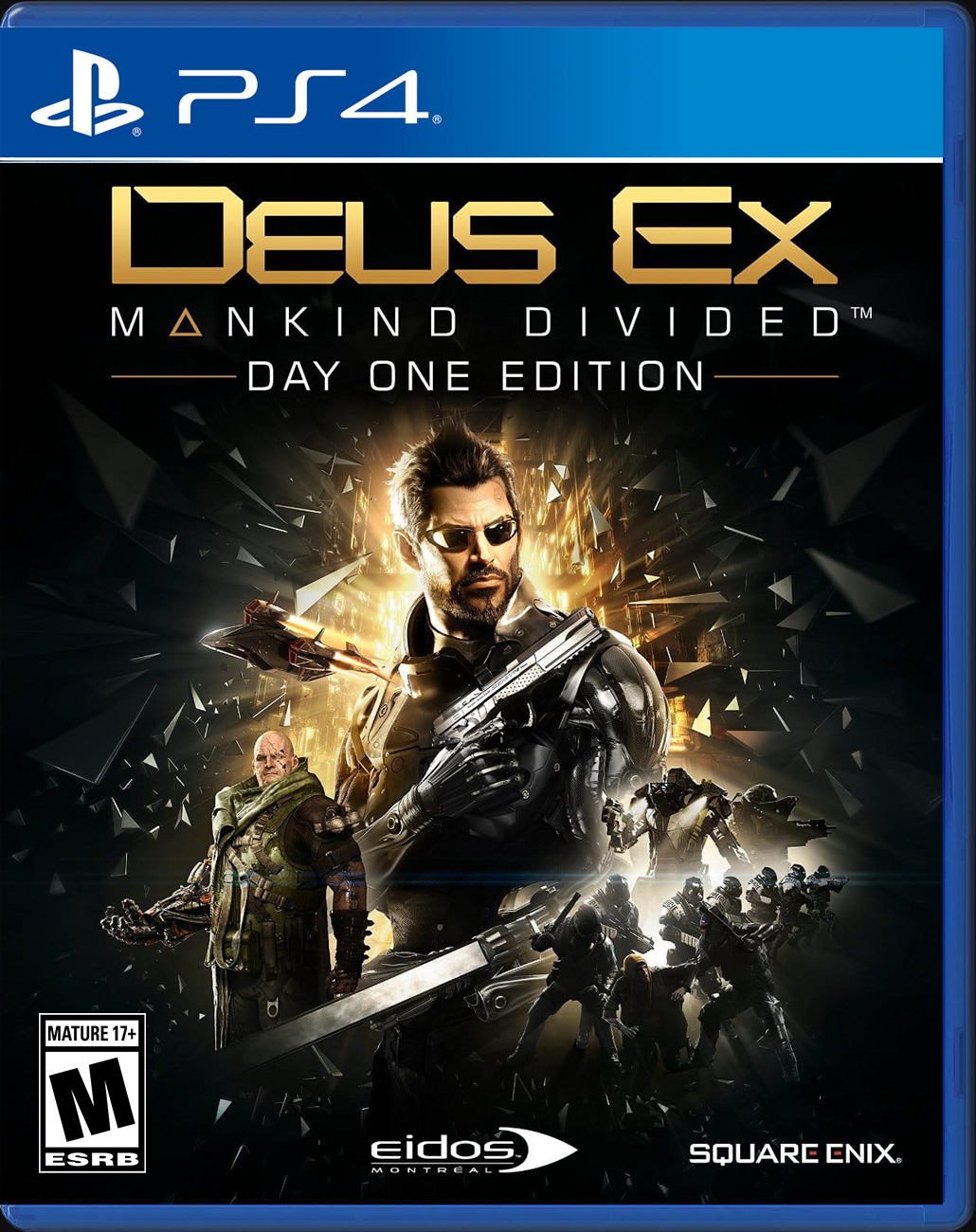 

Deus Ex: Mankind Divided Day One Edition PS4 Case

