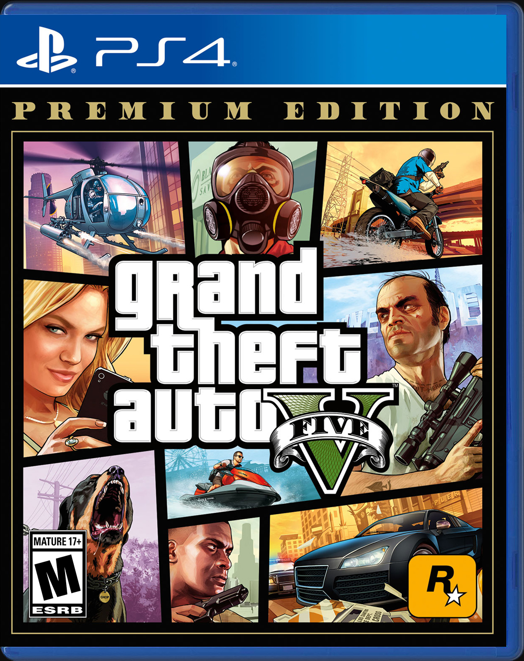 

Grand Theft Auto V: Premium Edition PS4 Case

