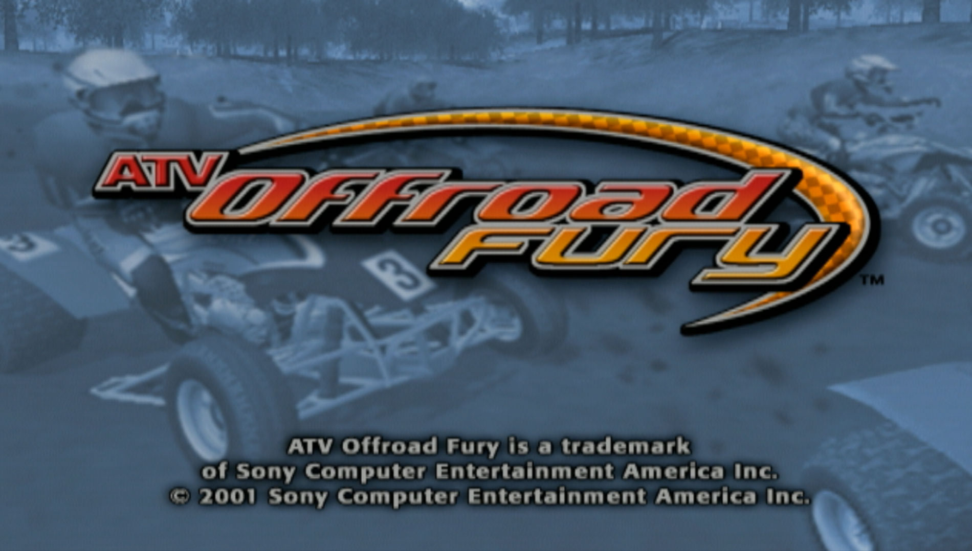 ATV Offroad Fury PS2 title screen