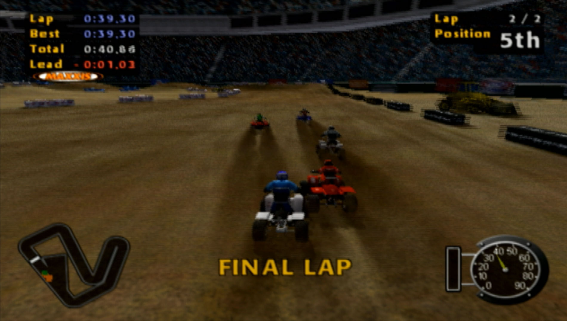 ATV Offroad Fury PS2 final lap