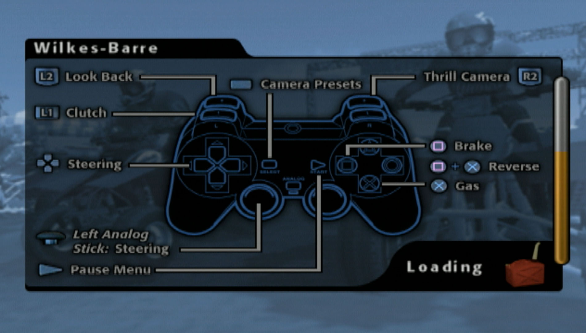 ATV Offroad Fury PS2 controller scheme