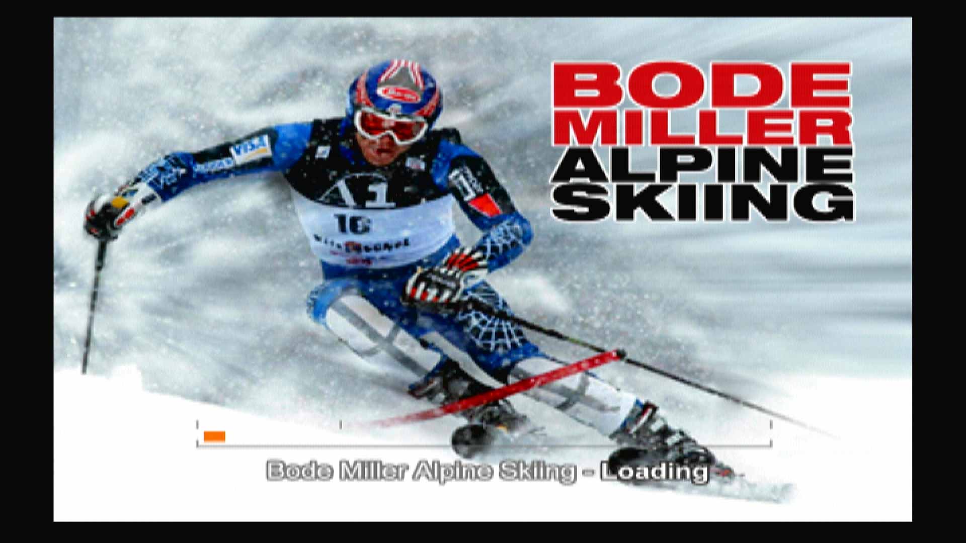 Bode Miller Alpine Skiing PS2 leading page