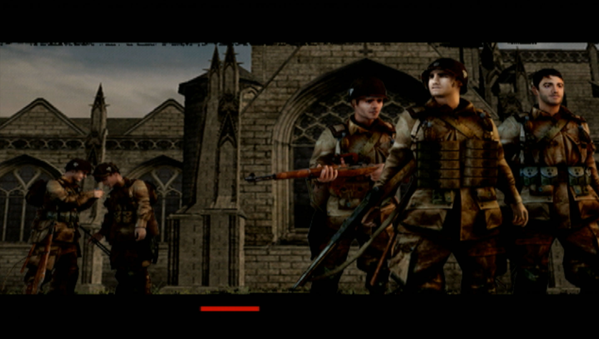 Brothers in Arms Road to Hill 30 PS2 loading screen