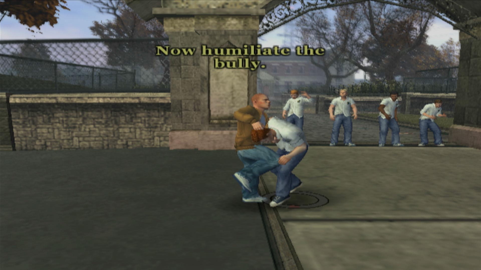 Bully PS2 fighting knee head