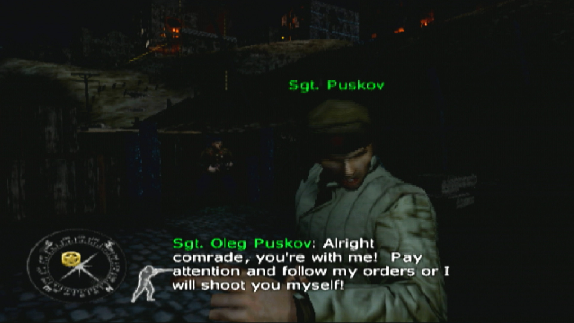 Call of Duty Finest Hour PS2 sgt oleg puskov