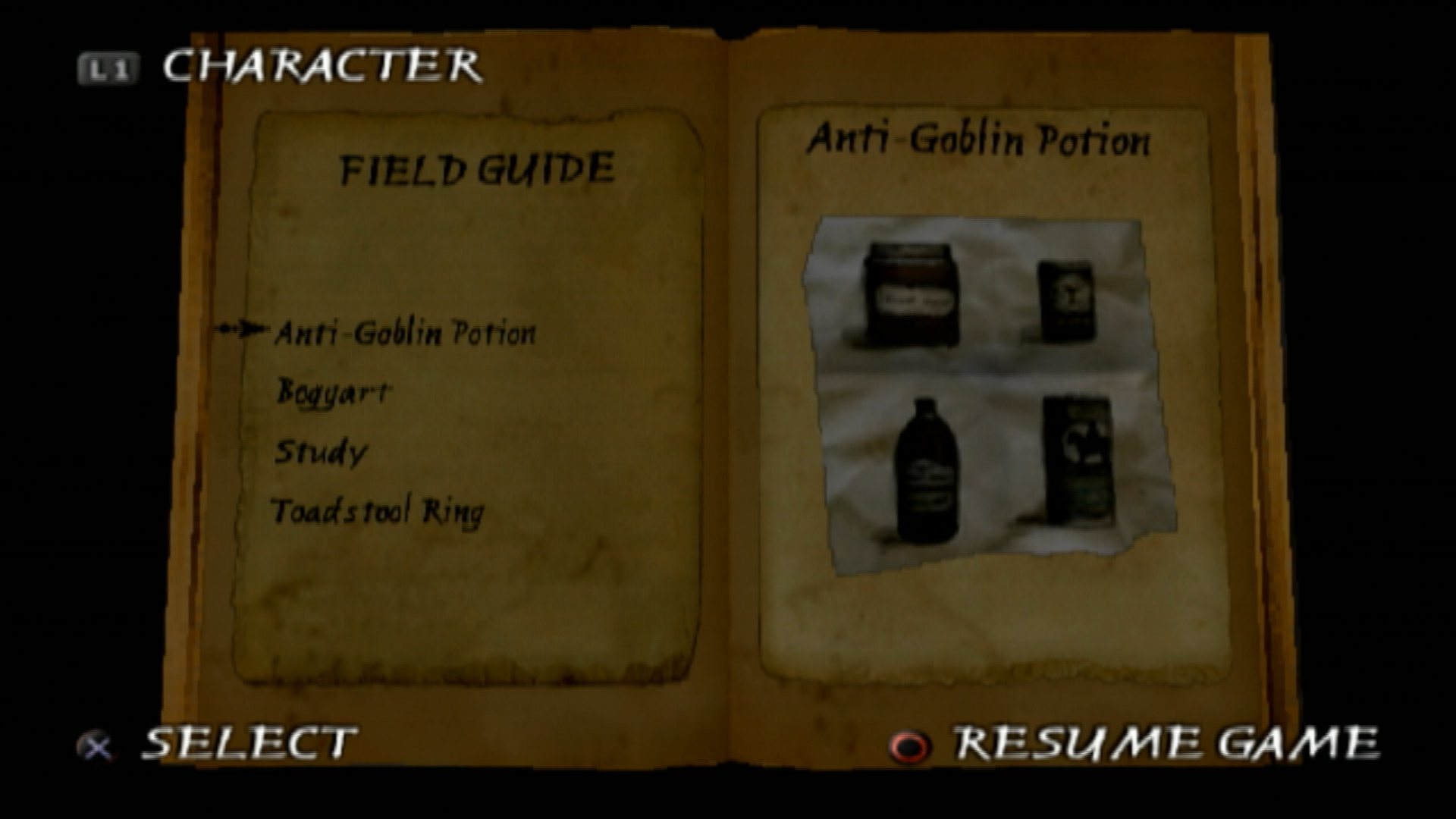 The Chronicles of Narnia PS2 field guide