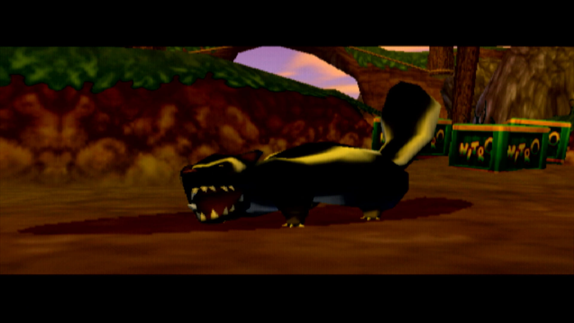 Crash Twinsanity PS2 angry skunk