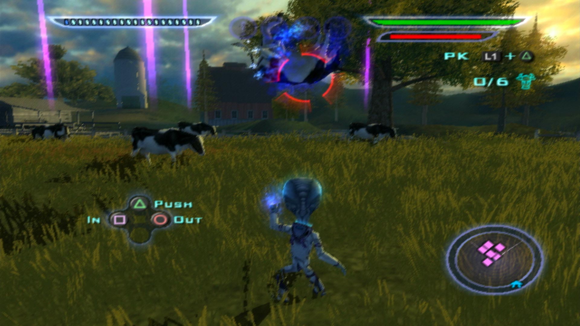 Destroy All Humans! PS2 telekenisis