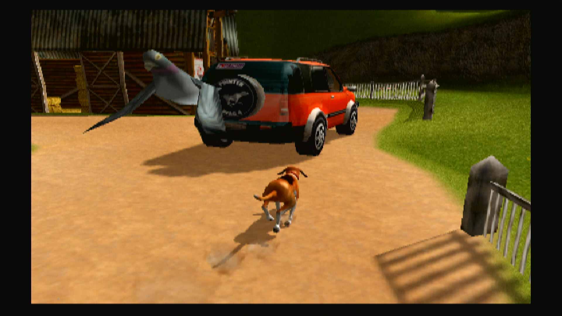 Dogs Life PS2 chasing car