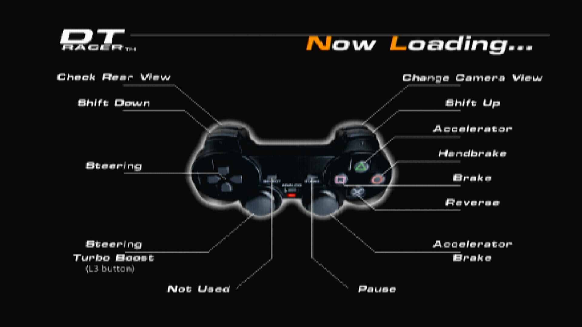 DT Racer PS2 controller setup