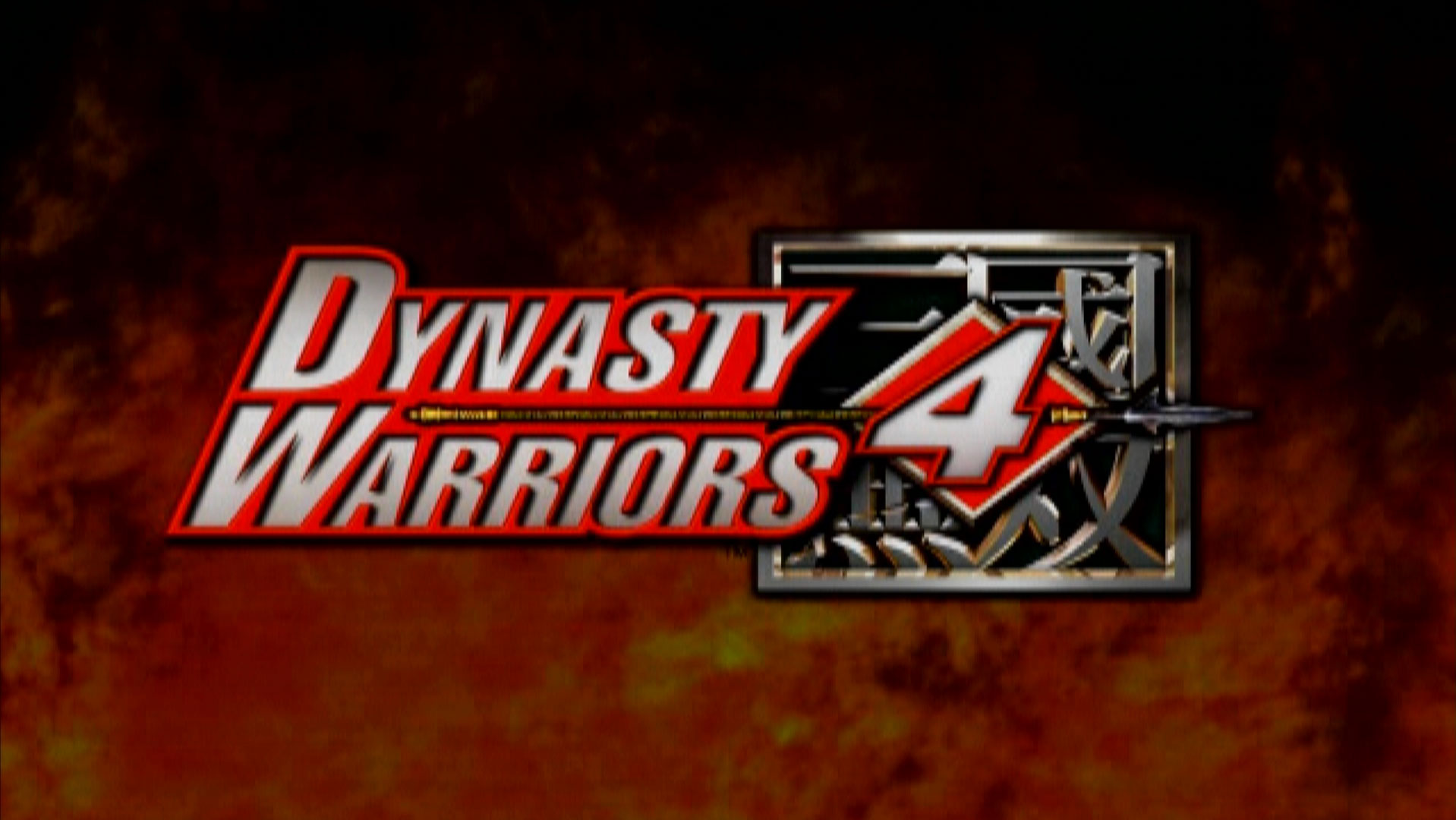 Dynasty Warriors 4 PS2 title screen