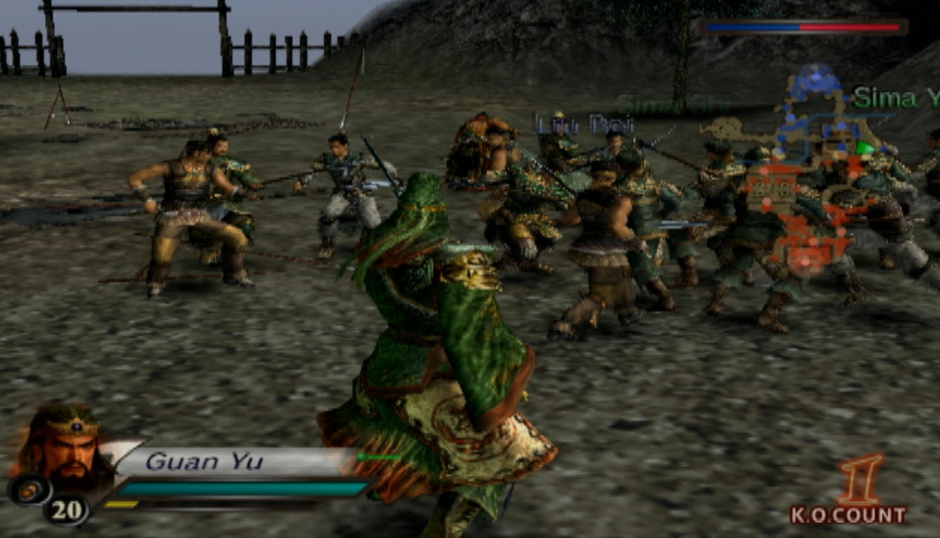 Dynasty Warriors 4 PS2 fighting battle