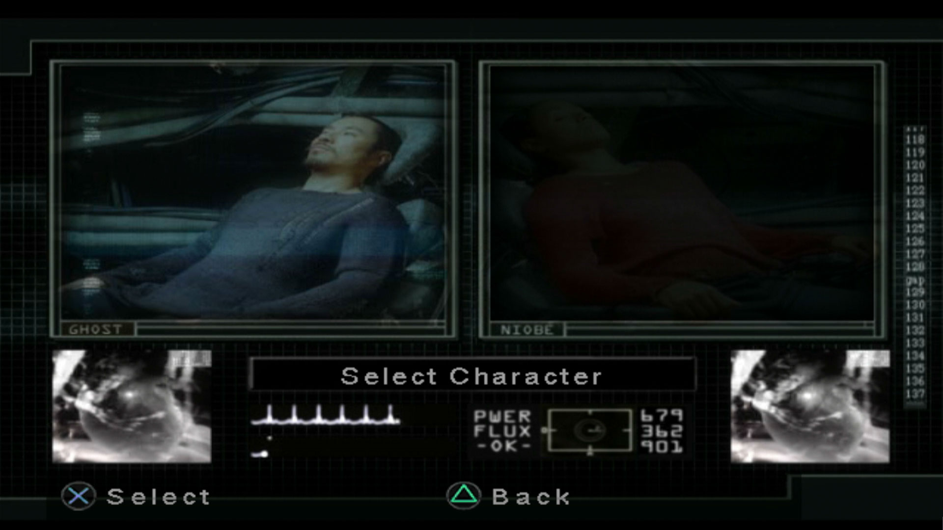 Enter the Matrix PS2 select character