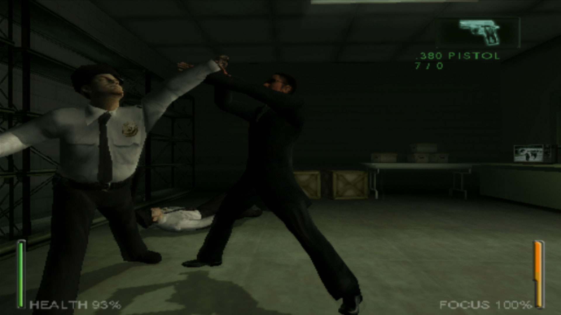 Enter the Matrix PS2 melee combat