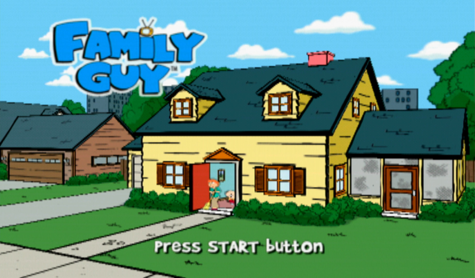 Family Guy Video Game! PS2 title screen