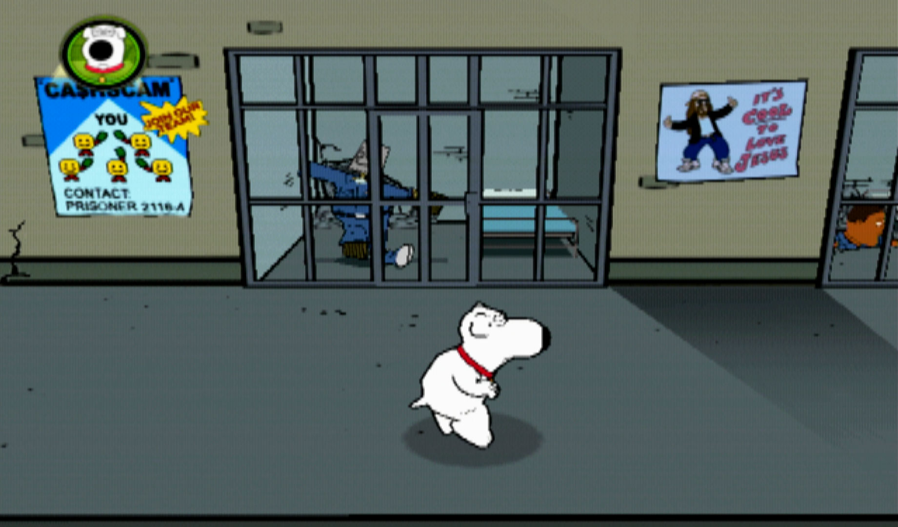 Family Guy Video Game! PS2 prison level