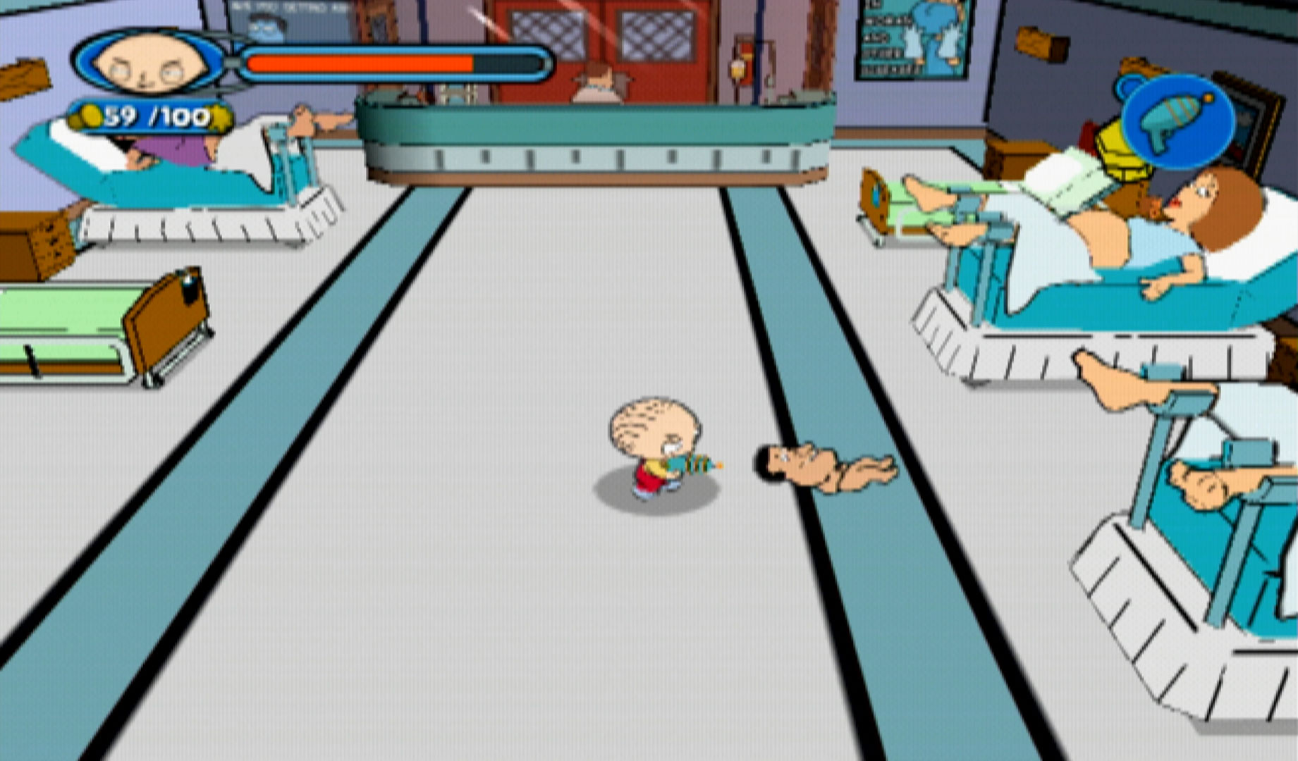 Family Guy Video Game! PS2 hospital babies