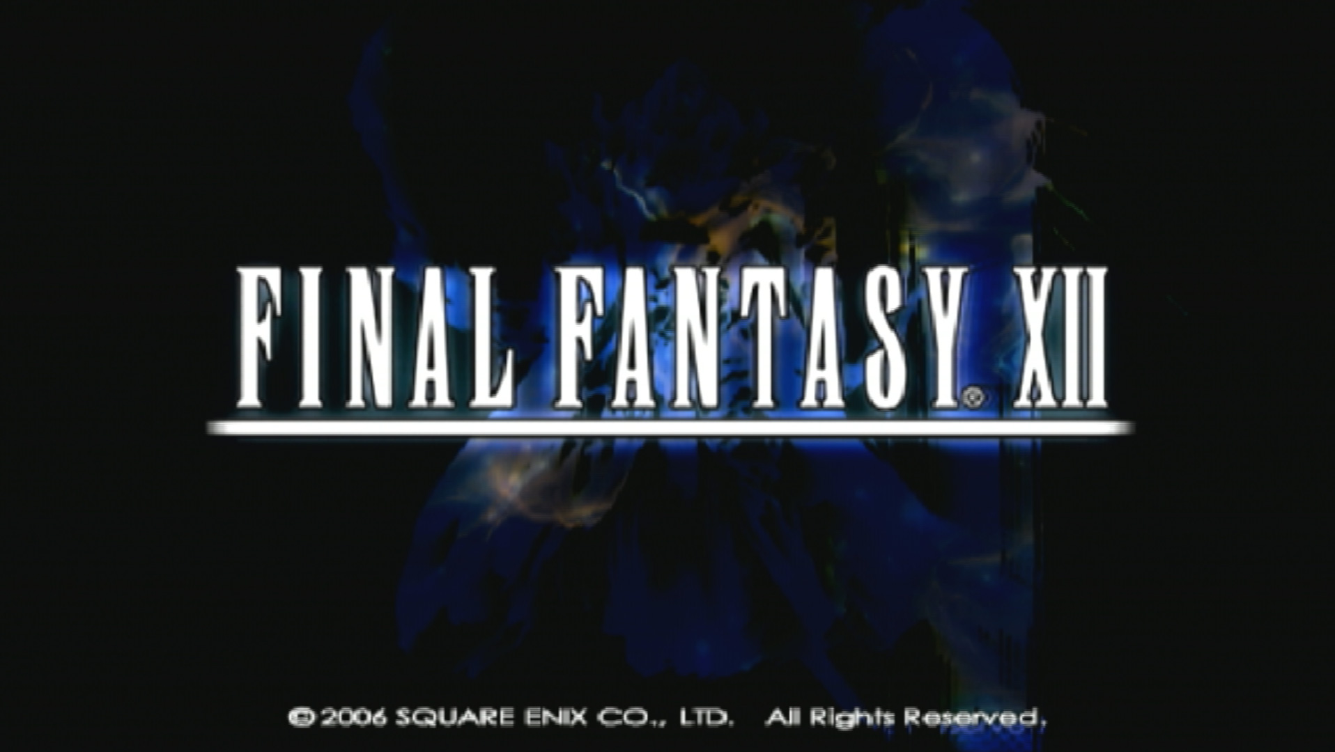 Final Fantasy XII PS2 title screen