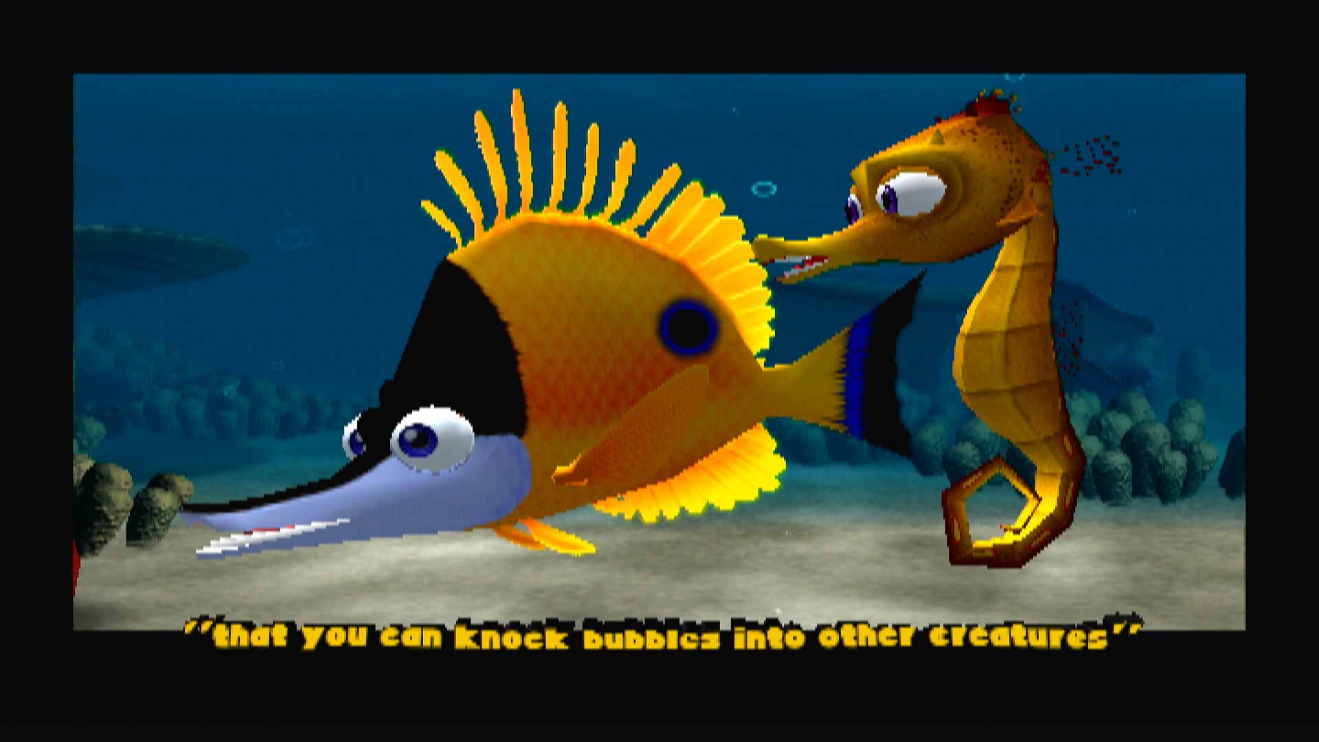 Finding Nemo PS2 fish seahorse