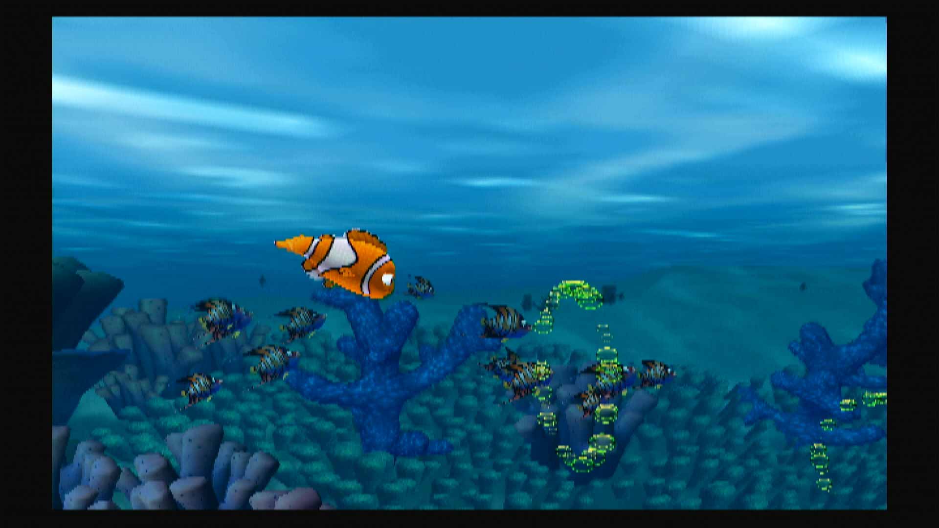 Finding Nemo PS2 swimming bubbles