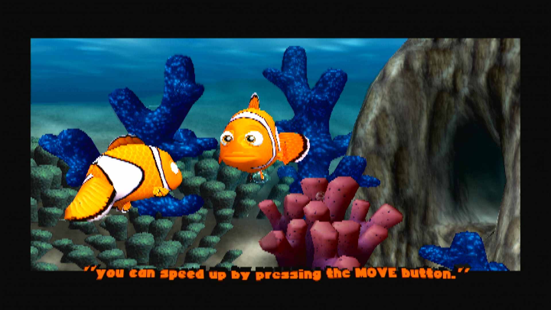 Finding Nemo PS2 marlin teaching